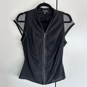 Bebe Zipper Top